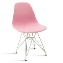 Καρέκλα Adelle pp χρώμα ροζ - inox