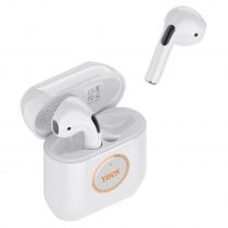 Yison earphones με θήκη φόρτισης T8, True Wireless, λευκά