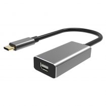 PowerTech αντάπτορας USB Type-C σε Mini DisplayPort PTH-058, 4K, γκρι