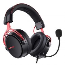 Mpow gaming headset Air SE BH439A, multiplatform, 3.5mm, μαύρο-κόκκινο
