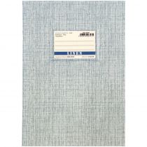 Τετράδιο Καρφίτσα Linen 17x24 Ριγέ 50 φύλλα Γκρι-Γαλάζιο