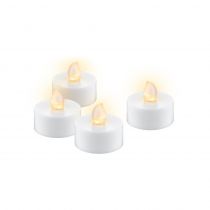Goobay σετ LED φωτιστικά κεριά 49868, 3000K, με χρονοδιακόπτη, 4 τεμάχια