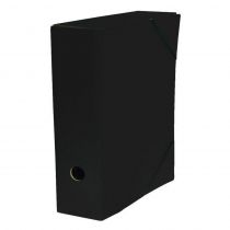 Κουτί Με Λάστιχο Classic Μαύρο Υ33.5x25x8cm