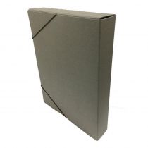 Κουτί Με Λάστιχο Eco Ανθρακί Υ33,5x25x5cm