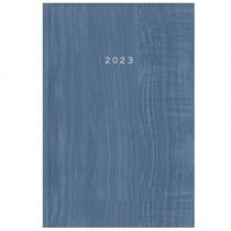 Next ημερολόγιο 2023 wood ημερήσιο δετό γαλάζιο 17x25εκ.