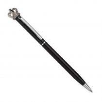 Στυλό μεταλλικό με κορώνα μαύρο