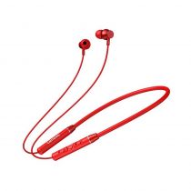 Lenovo Qe03 Neckband Bluetooth Headset - Κόκκινο