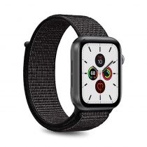 Puro Nylon Wristband For Apple Watch 42-44mm - "Black" Black