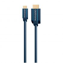 Clicktronic καλώδιο HDMI σε USB Type-C 44928, 4K/60Hz, 1m, μπλε