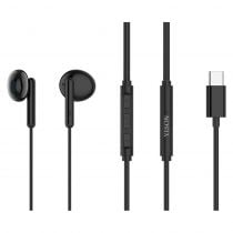 Yison earphones με μικρόφωνο X3, Type-C, 1.2m, μαύρα