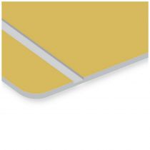 Φύλλο χάραξης 2-χρωμο Matte Brushed Gold (Διάφανο/Χρυσό) Traxx LZR-990M 613mmx1238mm
