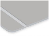 Φύλλο χάραξης 2-χρωμο Gloss Clear/Smooth Silver (Διάφανο/Ασημί) Traxx LZR-993R 613mmx1238mm