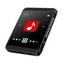 Ruizu MP3 player M5 με οθόνη αφής 1.54", 16GB, BT, ελληνικό μενού, μαύρο