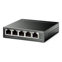 TP-Link Easy Smart Switch TL-SG105PE, 5-Port Gbit, 4-Port PoE+, Ver. 2.0