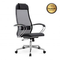 Καρέκλα γραφείου εργονομική Dante Megapap με ύφασμα Mesh σε μαύρο 66,5x70x111,8/133cm