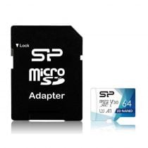 Silicon Power κάρτα μνήμης Superior Pro microSDXC UHS-I, 64GB, Class 30