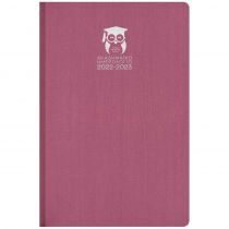 Ακαδημαϊκό Ημερολόγιο Kashmir 14x21cm 2023 με Λάστιχο & Στυλό Ροζ