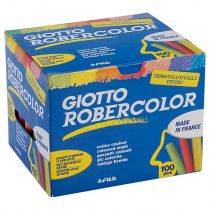 Κιμωλίες Χρωματιστές Giotto Πλαστικές 100 τεμάχια