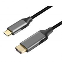 Powertech καλώδιο USB-C σε HDMI PTH-074, 8K, 1.8m, μαύρο