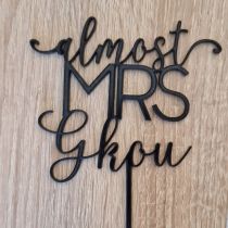 Cake Topper Almost Miss