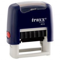Σφραγίδα με τα στοιχεία σας Traxx 9010 Αυτομελανούμενη 9x25mm Μπλε