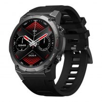 Zeblaze Smartwatch Vibe 7 Pro, 1.43" Amoled, Ηχείο & Mic, 3 Atm, Μαύρο