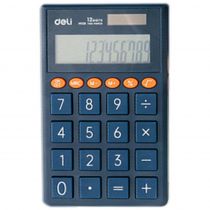 Αριθμομηχανή τσέπης Deli M130 7,02x0,85x11,22cm 12 ψηφίων Σκούρο Μπλε
