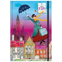Ημερολόγιο Ημερήσιο Innuendo 12x17cm 2024 με Λάστιχο Mary Poppins