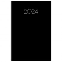 Ημερολόγιο Ημερήσιο Simple 10x14cm 2024 Μαύρο