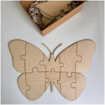Puzzle πεταλούδα ξύλινο 43x30cm