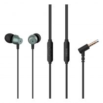 CELEBRAT earphones με μικρόφωνο D11, 3.5mm, 1.2m, μαύρα