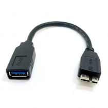 POWERTECH καλώδιο USB 3.0 σε USB Micro B CAB-U155, 0.3m, μαύρο