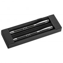 Σετ στυλό - μολύβι μαύρο σε πολυτελή θήκη