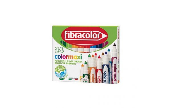 Μαρκαδόροι Fibra ColorMaxi Σετ 24 Χρωμάτων