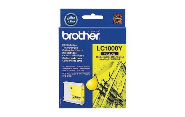 Μελάνι Brother LC1000Y Yellow Original 400 σελίδων 